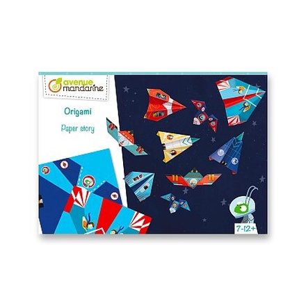 Papírenské zboží - Sada papírů Avenue Mandarine Origami Letadla - 40 listů