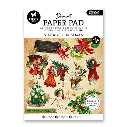 Papírenské zboží - Kreativní blok Studio Light - Vánoční nostalgie