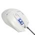 Papírenské zboží - E-Blue Mouse Mazer, 2500 DPI, optikai, 6 tl., 1 kerék, vezetékes USB, fehér, játék