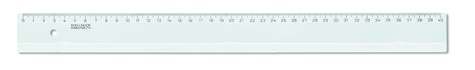 Papírenské zboží - Vonalzó 742700 40 cm átlátszó