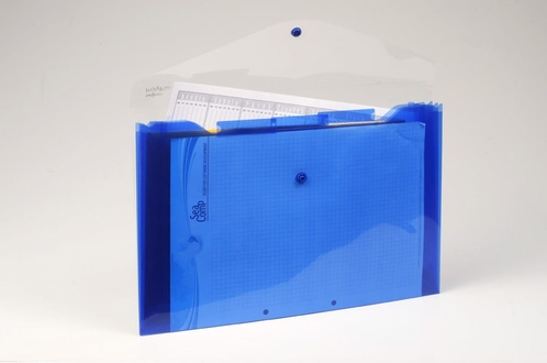 Papírenské zboží - Organizér na dokumenty 3 d. ELECTRA tmavě modrá