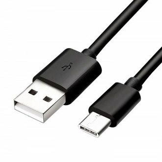 Papírenské zboží - Kabel USB (2.0), USB A M- USB C M, 1m, černý