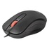 Papírenské zboží - Defender Mouse Point MM-756, 1000DPI, optikai, 3 tl., 1 kerék, vezetékes USB, fekete, irodai