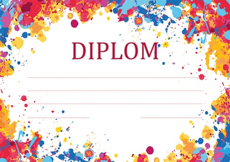 Papírenské zboží - Diplom A5 Barvy