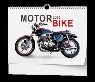 Papírenské zboží - Nástěnný kalendář - Motorbike - A3