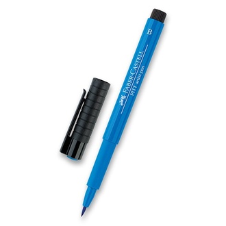 Papírenské zboží - Popisovač Faber-Castell Pitt Artist Pen Brush - modré odstíny 110