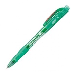 Papírenské zboží - Kuličkové pero "Marathon", zelená, 0,4mm, stiskací mechanismus, STABILO