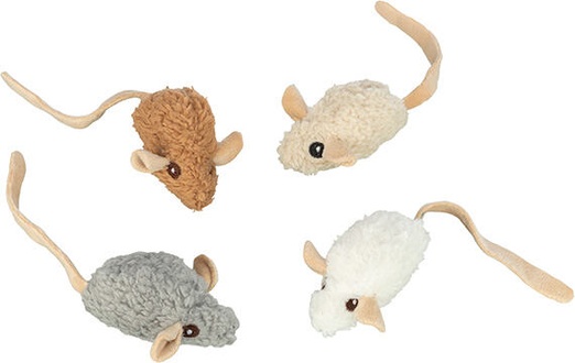 Papírenské zboží - Plyšová myška s catnipem, 18 cm, různé barvy