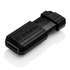 Papírenské zboží - Verbatim USB flash meghajtó, USB 2.0, 16 GB, PinStripe, Store N Go, fekete, 49063, USB A, magassággal