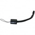 Papírenské zboží - USB kábel (2.0), USB A M- USB micro M, 0,3 m, fekete, logó, mobiltelefon szíj