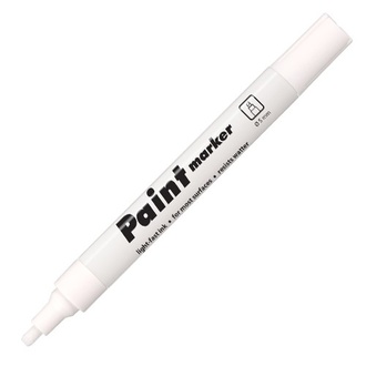 Papírenské zboží - Lakový značkovač bílý 2–5 mm na kov, sklo a plast Centropen 9100