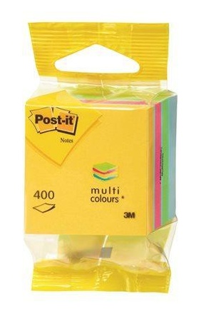 Papírenské zboží - Samolepicí bloček, 51x51 mm, 400 lístků, blister, 3M POSTIT