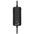 Papírenské zboží - Genius SoundBar 200BT, 2.0, 4W, fekete, hangerőszabályzó, háttérvilágítással, 3.5 mm-es jack/kék