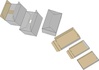 Papírenské zboží - Archiváló konténer, kék/fehér, (doboz/fedél), karton, 522x351x305, 60 mm, DUNA [5 db]
