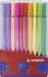 Papírenské zboží - Prémium szálas jelölő - STABILO Pen 68 - ColorParade - 20 db íróasztal kék/piros