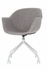 Papírenské zboží - Gant szék, 2 db, szürke, fém talpú, kerekeken, PAPÍRFOLYÁSSAL