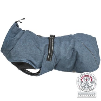 Papírenské zboží - Zateplený zimní kabátek RIOM, tmavá modráL:62cm, hruď:66-92cm, krk: do 56cm