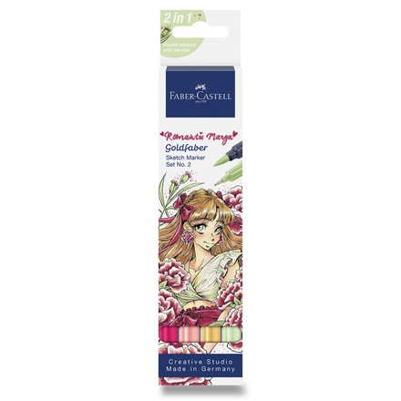 Papírenské zboží - Popisovače Faber-Castell Goldfaber Creative Romantic Manga No. 2