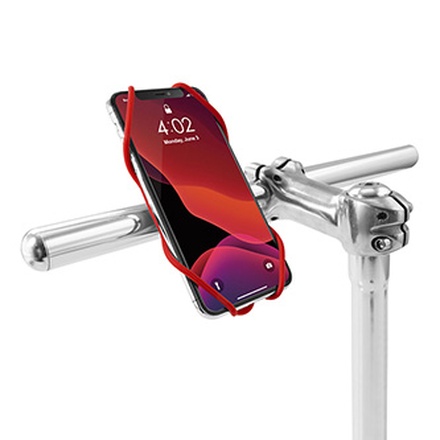 Papírenské zboží - Držák mobilu Bone Bike Tie 3, na kolo, nastavitelná velikost, červený, 5.8-7.2