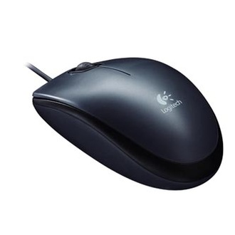 Papírenské zboží - Logitech Myš M100, 1000DPI, optická, 2tl., 1 kolečko, drátová USB, černá, univerzální