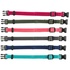 Papírenské zboží - Nylon azonosító nyakörv csomag kiskutyáknak S-M 17-25cm/10mm, málna, szürke, mod, khaki, rózsaszín, te