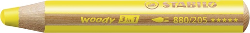 Papírenské zboží - Ceruza, vízvonal és viasz toll egyben STABILO woody 3 az 1-ben - 10 db-os készlet