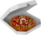 Papírenské zboží - Távtartó (PP) pizzadobozhoz 3cm [100 db]