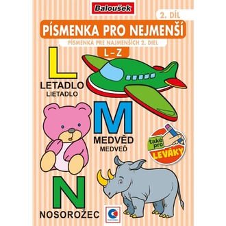 Papírenské zboží - Omalovánka - A5 - Písmena pro nejmenší, 2. díl