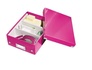 Papírenské zboží - Leitz Click & Store kis szervezeti doboz, rózsaszín