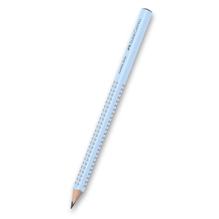 Papírenské zboží - Grafitová tužka Faber-Castell Grip Jumbo tvrdost B,  sv. modrá