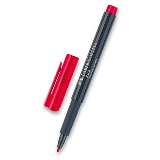 Papírenské zboží - Popisovač Faber-Castell Neon červená