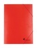 Papírenské zboží - Deszkák gumiszalaggal, piros, karton, A4, VICTORIA