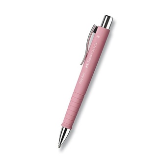 Papírenské zboží - Kuličková tužka Faber-Castell Poly Ball sv. růžová
