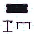 Papírenské zboží - ULTRADESK Gaming asztal FORCE - kék, 166x70 cm, 76,5 cm, XXL egérpaddal, sl tartóval
