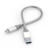 Papírenské zboží - USB-kábel (3.1), USB A M- USB C M, 0,3 m, ezüst, Verbatim, doboz, 48868