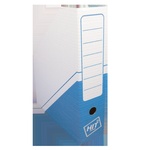 Papírenské zboží - Archivní box s potiskem 32,5x25,5x7,5 cm - modrá