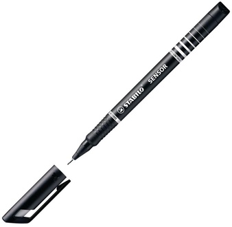 Papírenské zboží - Liner STABILO SENSOR - fine - černá [1 ks]