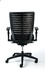 Papírenské zboží - Vezetői szék "Superstar", textil, fekete, fekete talp, MaYAH