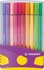 Papírenské zboží - Markerek STABILO Pen 68 ColorParade sárga/lila 20 színben