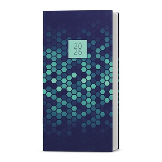 Papírenské zboží - Měsíční diář - Halina - lamino - Geometrie