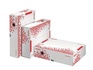 Papírenské zboží - Gyorsan összecsukható vízszintes irattartó doboz Esselte Speedbox 80 mm, Fehér