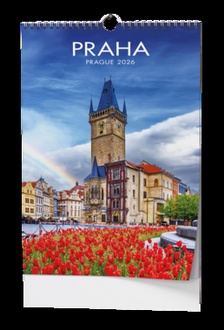 Papírenské zboží - Nástěnný kalendář - Praha - A3