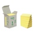 Papírenské zboží - Öntapadós jegyzet, 38x51 mm, 100 lap, újrahasznosított, 3M POSTIT, sárga