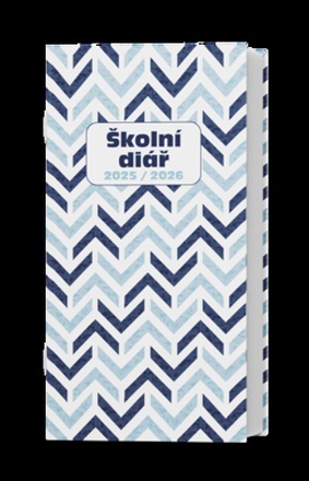 Papírenské zboží - Měsíční diář  - Klára - lamino - Modř