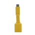 Papírenské zboží - Reduction USB (2.0) micro, USB micro M- USB A F, 0m, sárga