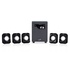 Papírenské zboží - Genius hangszórók SW-5.1 1020 v2, 5.1, 26W, fekete, vezérlőpanel, házimozi, 3,5 mm