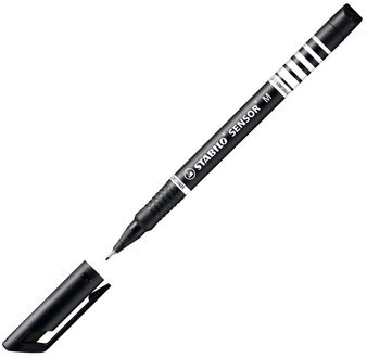 Papírenské zboží - Liner STABILO SENSOR - medium - černá [1 ks]