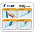 Papírenské zboží - Újraírható görgős Pilot FriXion Ball Clicker 0.5 - kék