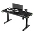 Papírenské zboží - ULTRADESK játékasztal FORCE - fehér, 166x70 cm, 76,5 cm, XXL egérpaddal, slu tartóval