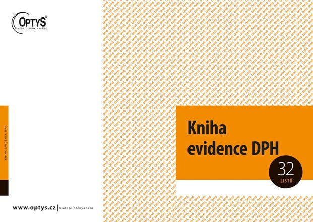 Papírenské zboží - Kniha evidence DPH, A4, 32 listů 1019